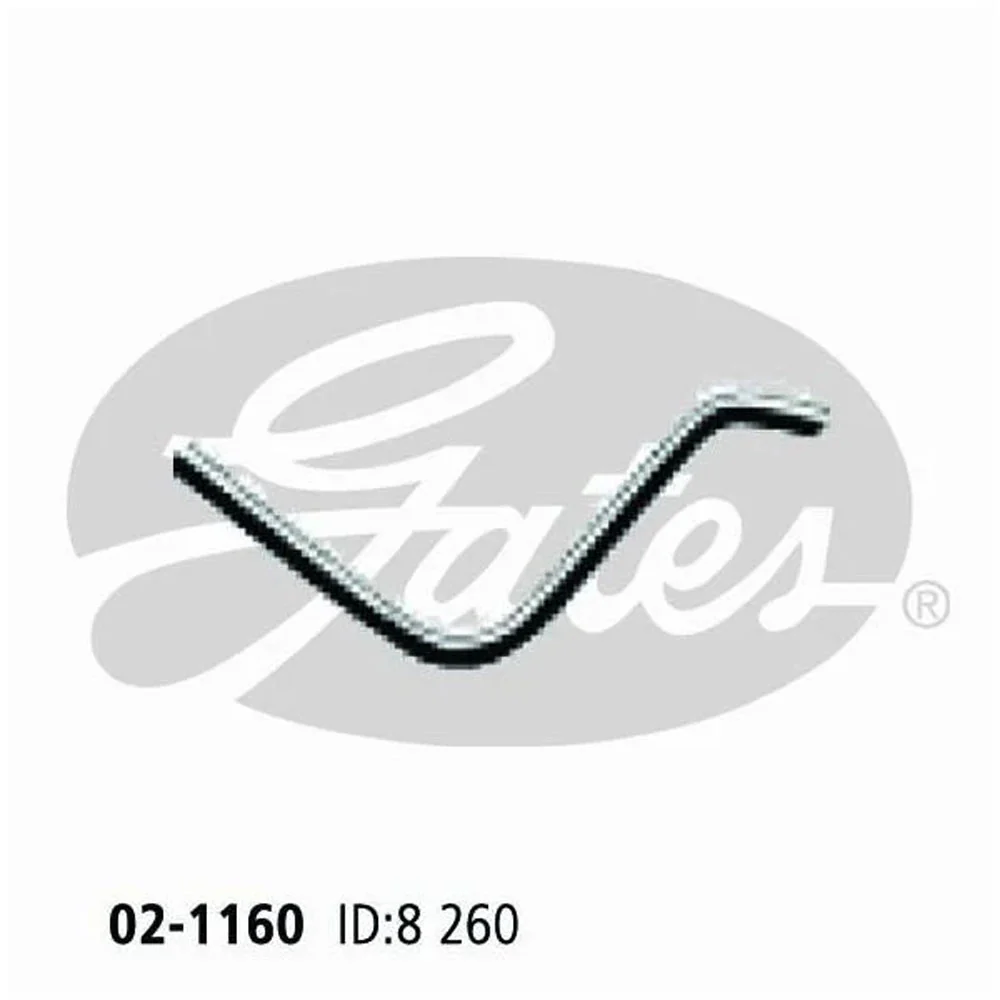 Gates Engine Bypass Hose 8 I.D. x 260 mm for Nissan Patrol Y61 4.5L TB45E 97~01 - Image 2
