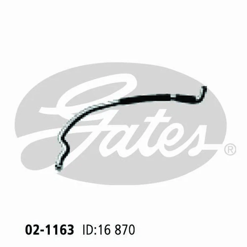 Gates Outlet to Pipe Heater Hose for Nissan Patrol Y61 4.2L TD42 TD42T TD42Ti - Image 2