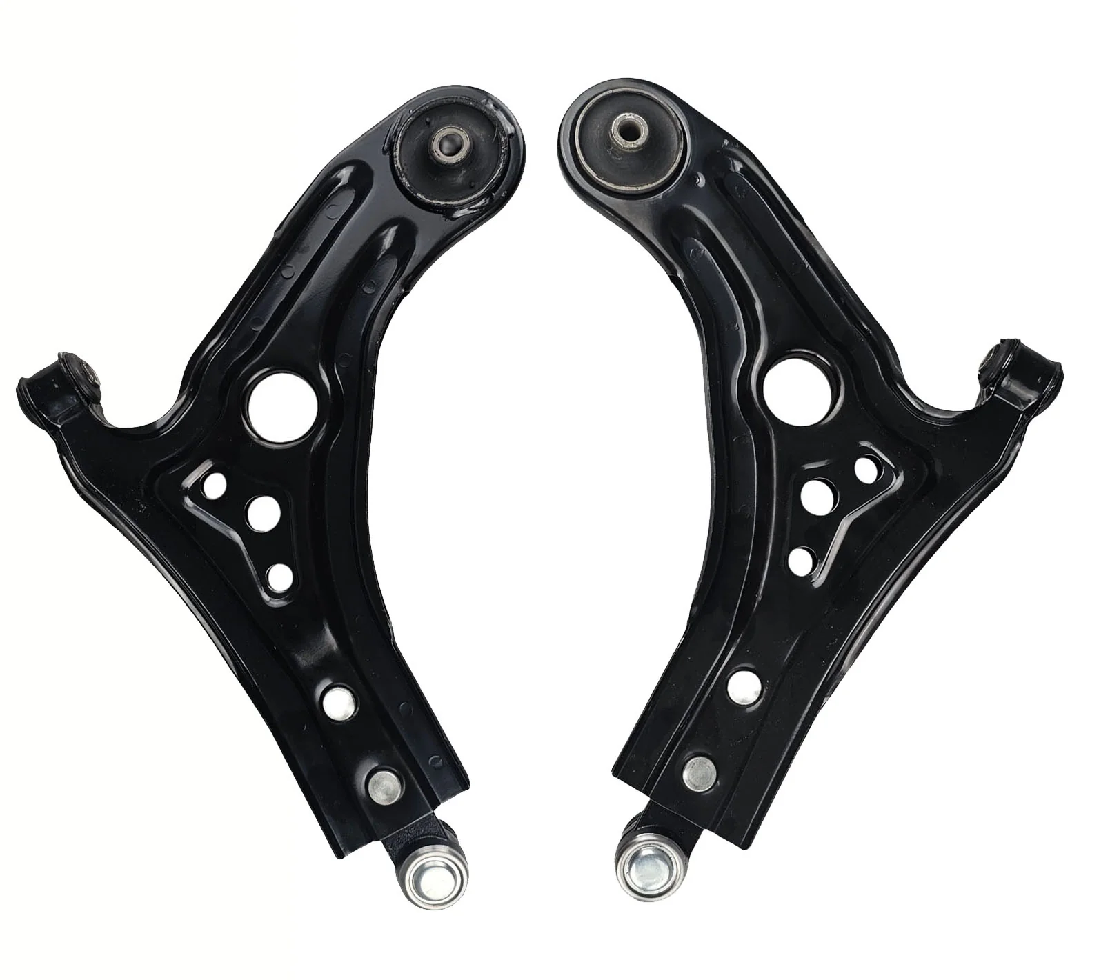 Pair Front Lower Control Arm for Daewoo Kalos T200 03~04 Holden Barina TK 05~11 - Image 2