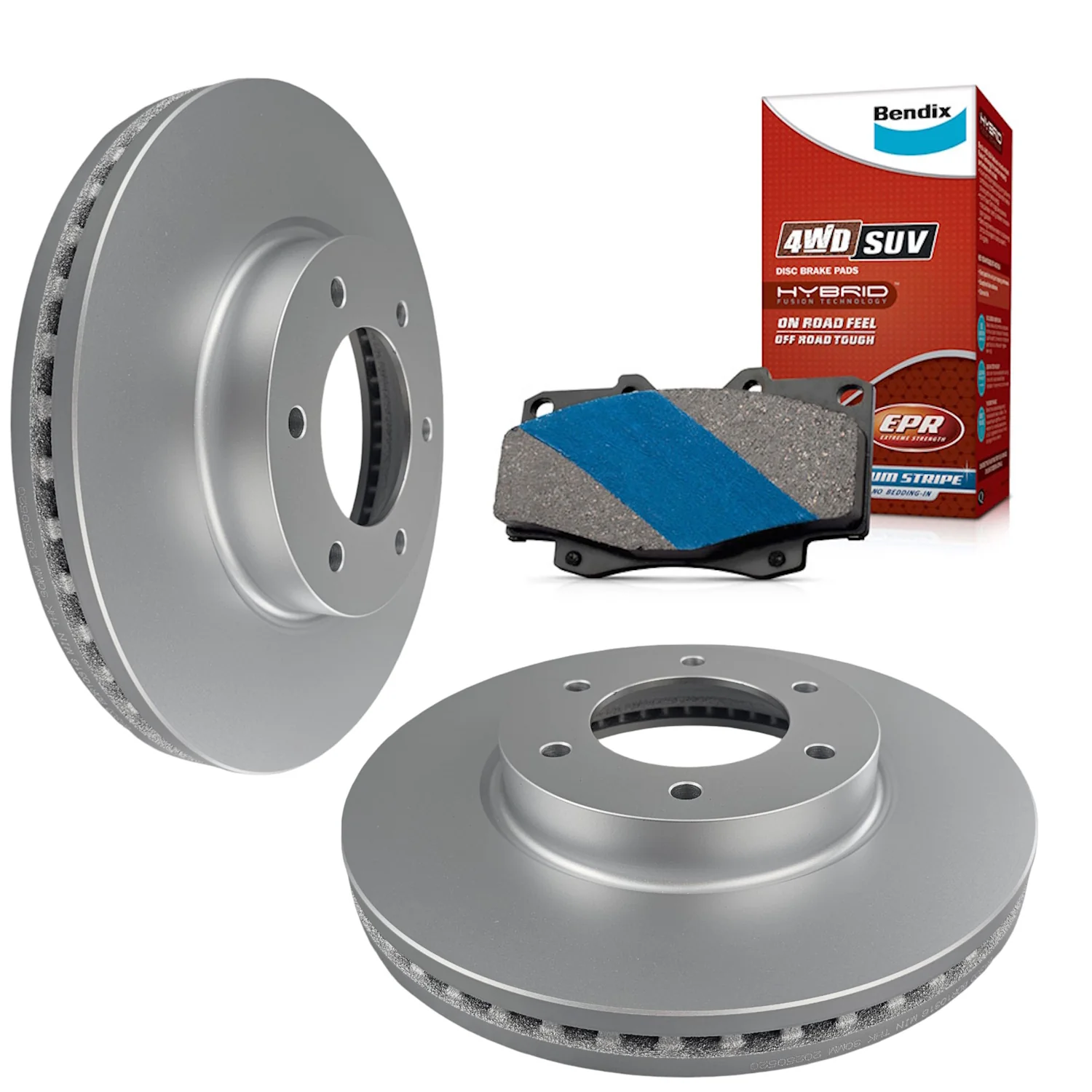 Bendix Front Brake Pads + Rotors for Ford Everest UB DB2699