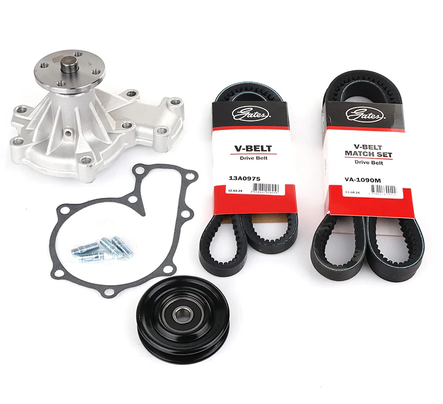 Drive Belt, Pulley & Water Pump For Ford Ranger PJ PK Mazda BT50 UN WLAT WEAT