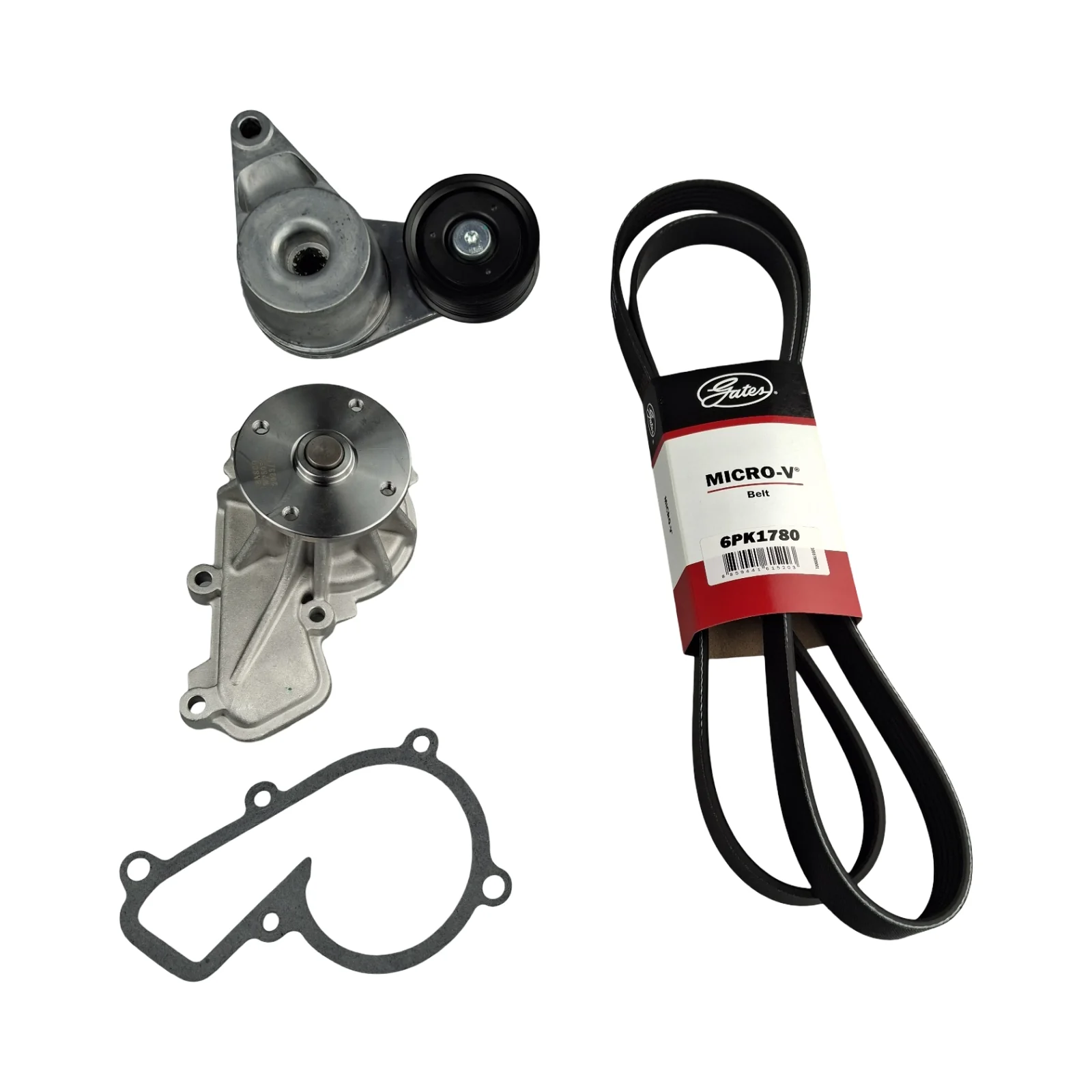 Drive Belt Tensioner & Water Pump Kit For i30 G4NB Sportage G4NA w/ AC
