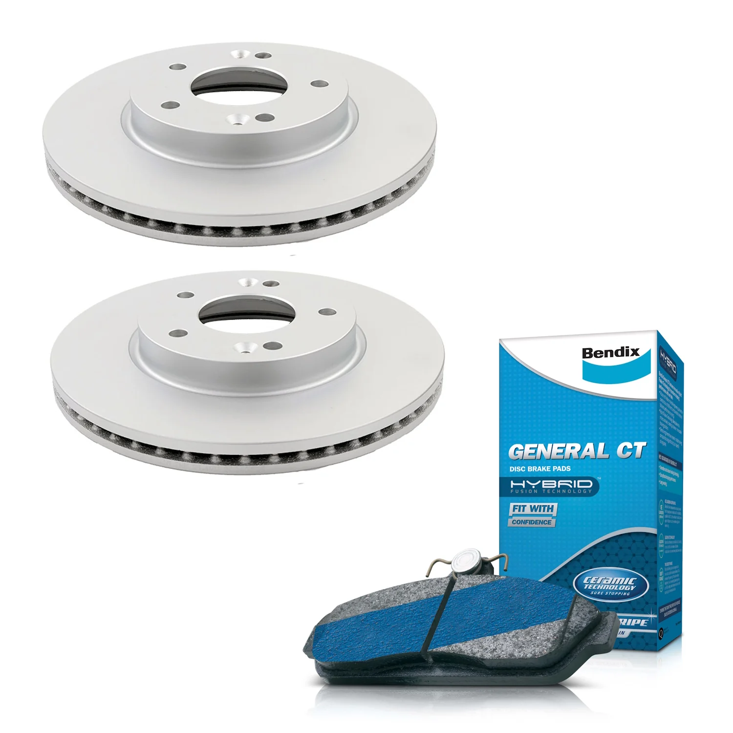 Front Bendix Brake Pads + Rotors for Hyundai Elantra AD 2.0L 2016~2020