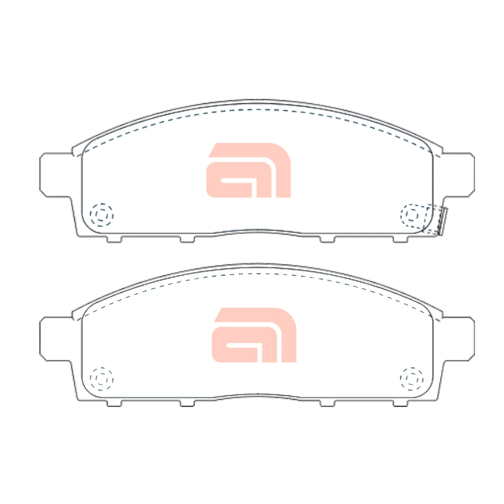 Basco Front Brake Pads for Mitsubishi Challenger PB PC Triton ML MN MQ MR 06~24 - Image 2