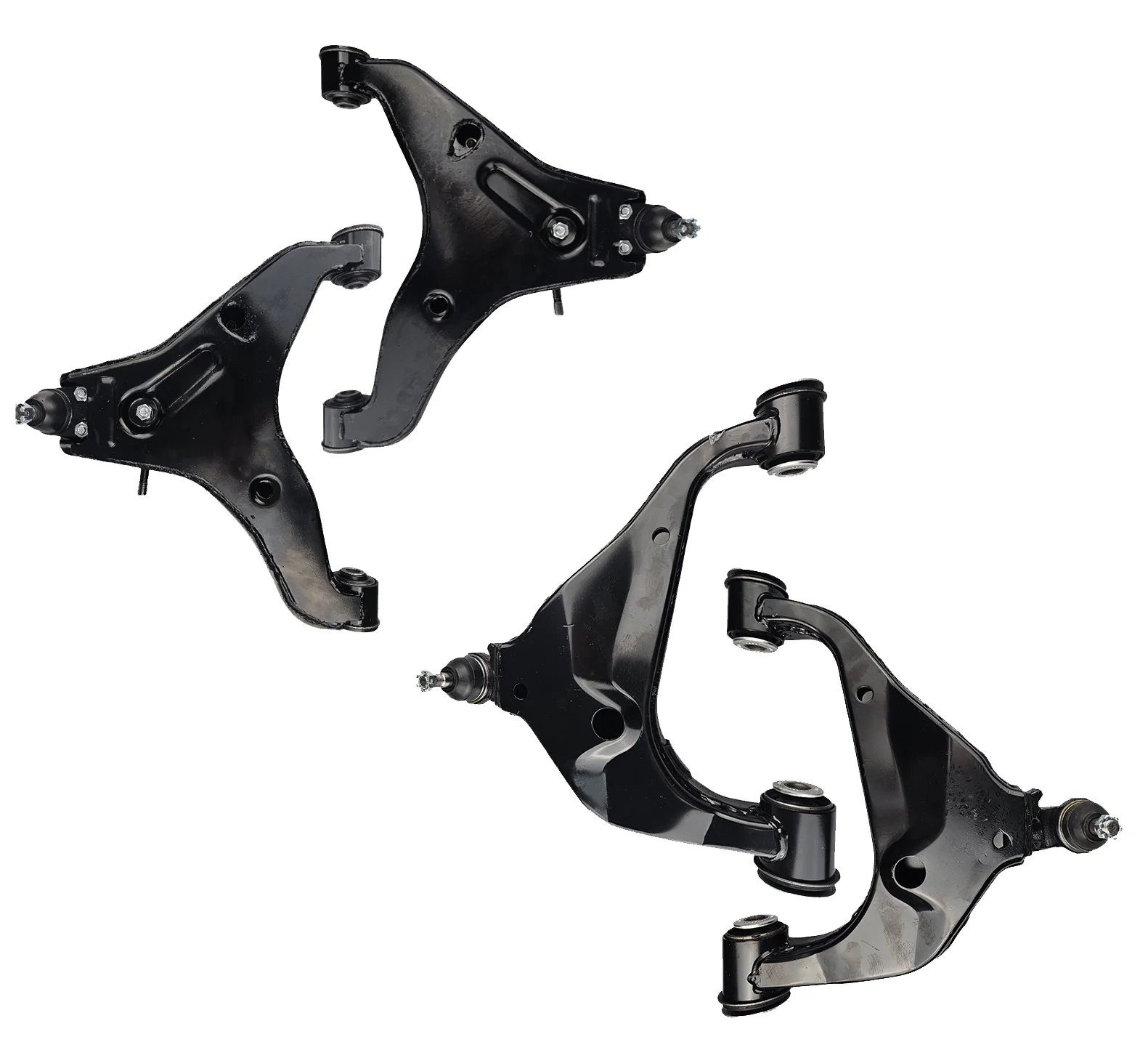 Front Upper & Lower Control Arm Kit for Mitsubishi Triton MQ MR 2.4L 4G64 4N15 / Pajero Sport QE QF QG 2.4L 4N15 2015-2025 For Non Lifted Models