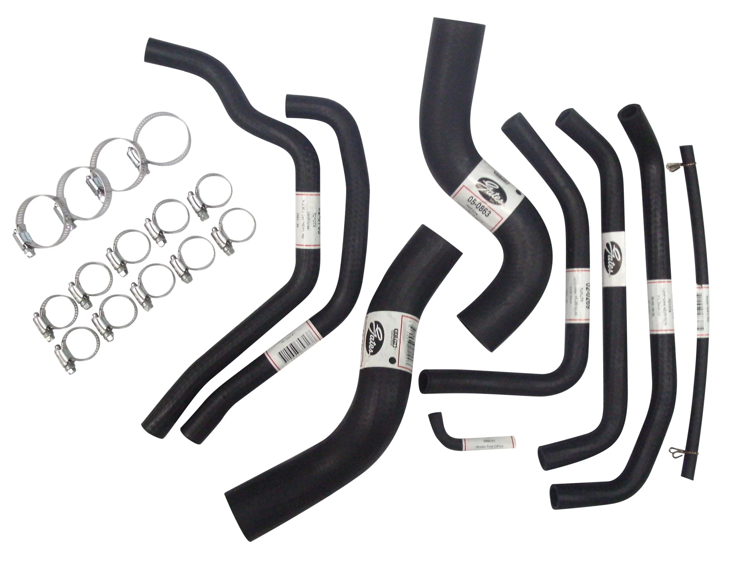Gates Radiator Coolant Hose Kit for Toyota Landcruiser HZJ75 HZJ79 4.2L 1HZ