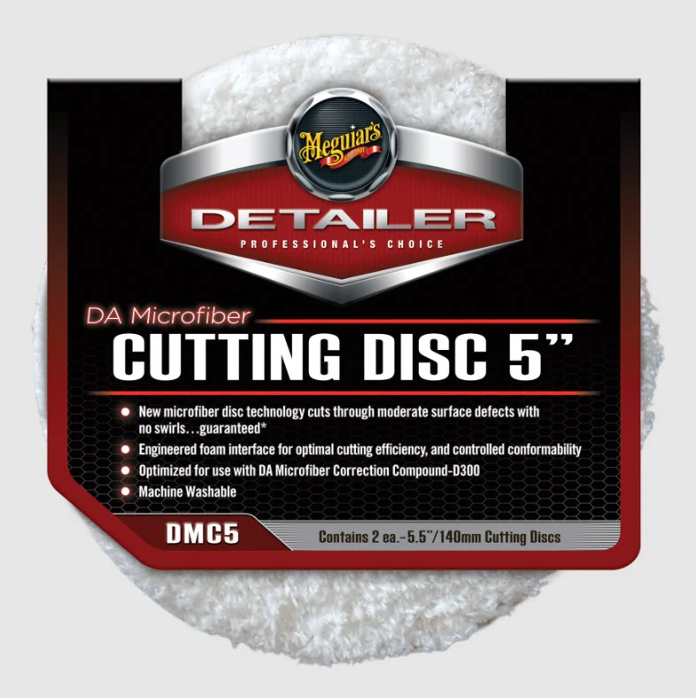 Meguiars DA Microfibre Cutting Disc - 5inch - 2 pack - DMC5