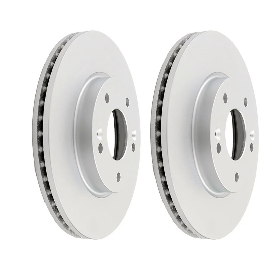 Pair Front Brake Disc Rotor For Hyundai i30 Kona Elantra Venue Veloster Kia Cerato Seltos Soul Pro Ceed