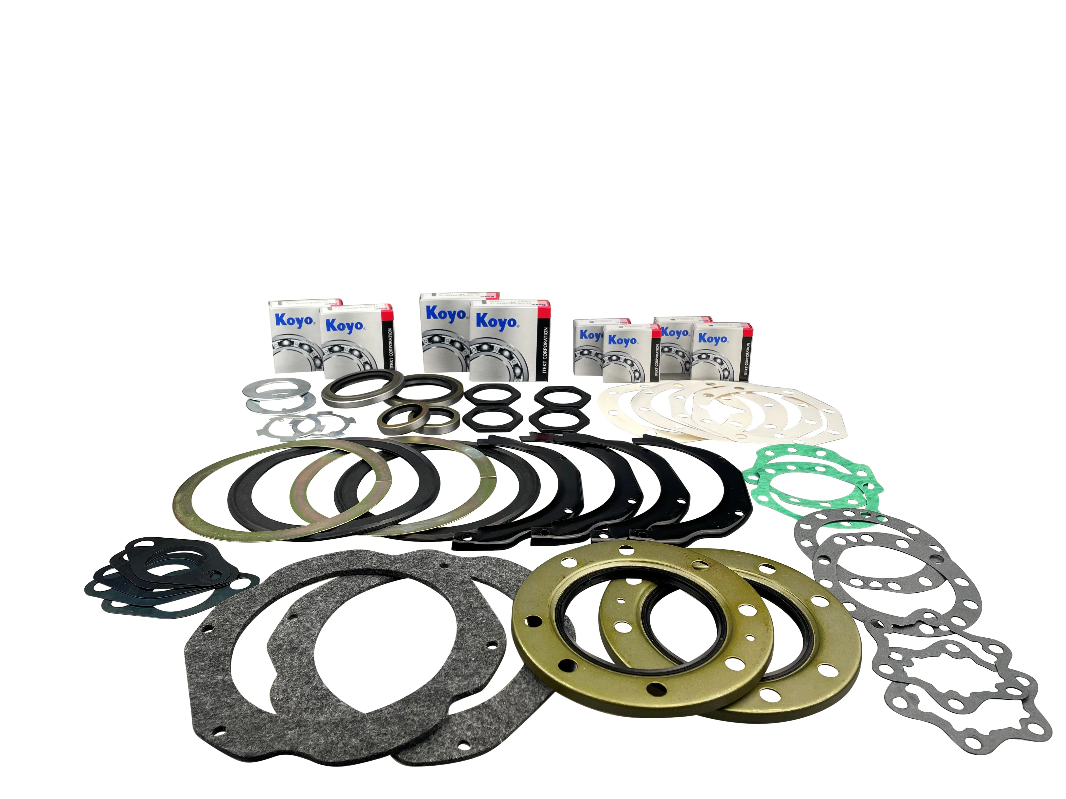 Swivel Hub Repair & Seal Kit w/ Wheel Bearings for Toyota Landcruiser FJ HDJ HZJ VDJ