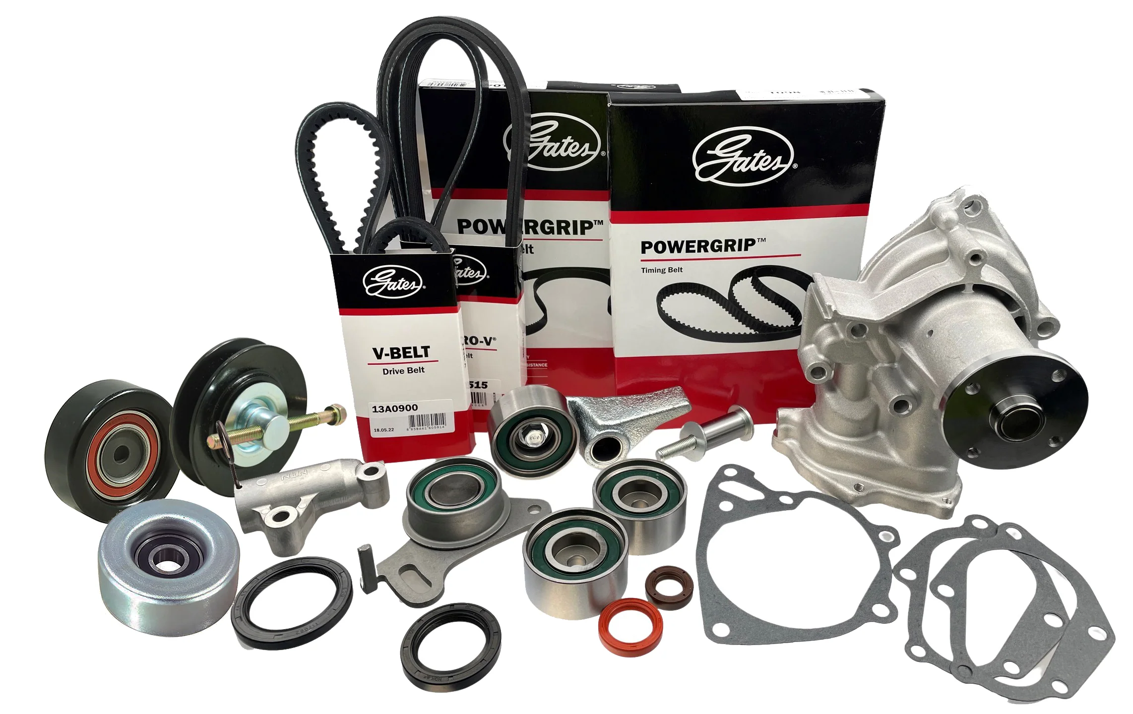 Timing Belt Kit + HT WP EP DB for Mitsubishi Challenger PB PC Triton ML MN 4D56T