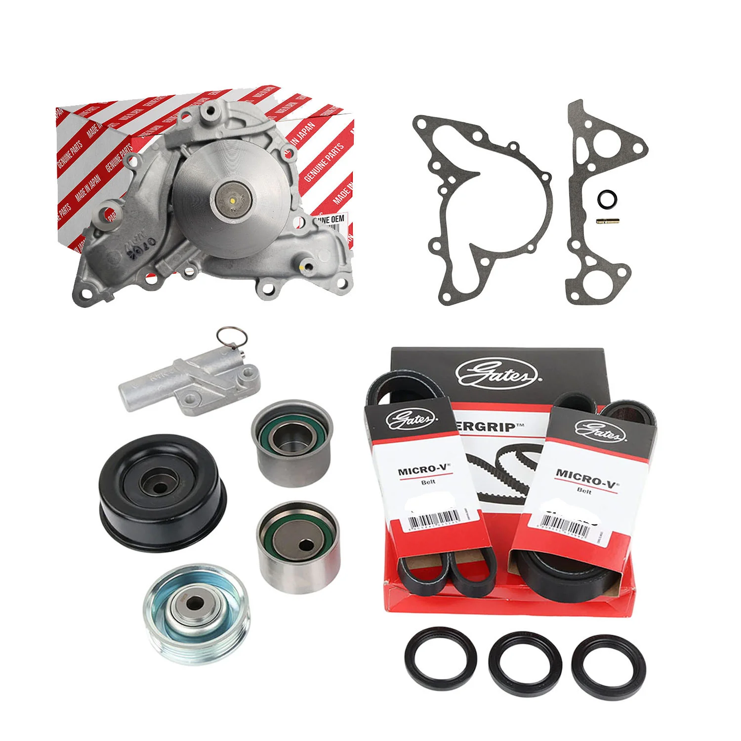 Timing Belt Kit for Mitsubishi Magna TE TF TH 3.0L 6G72 SOHC to 8/1999