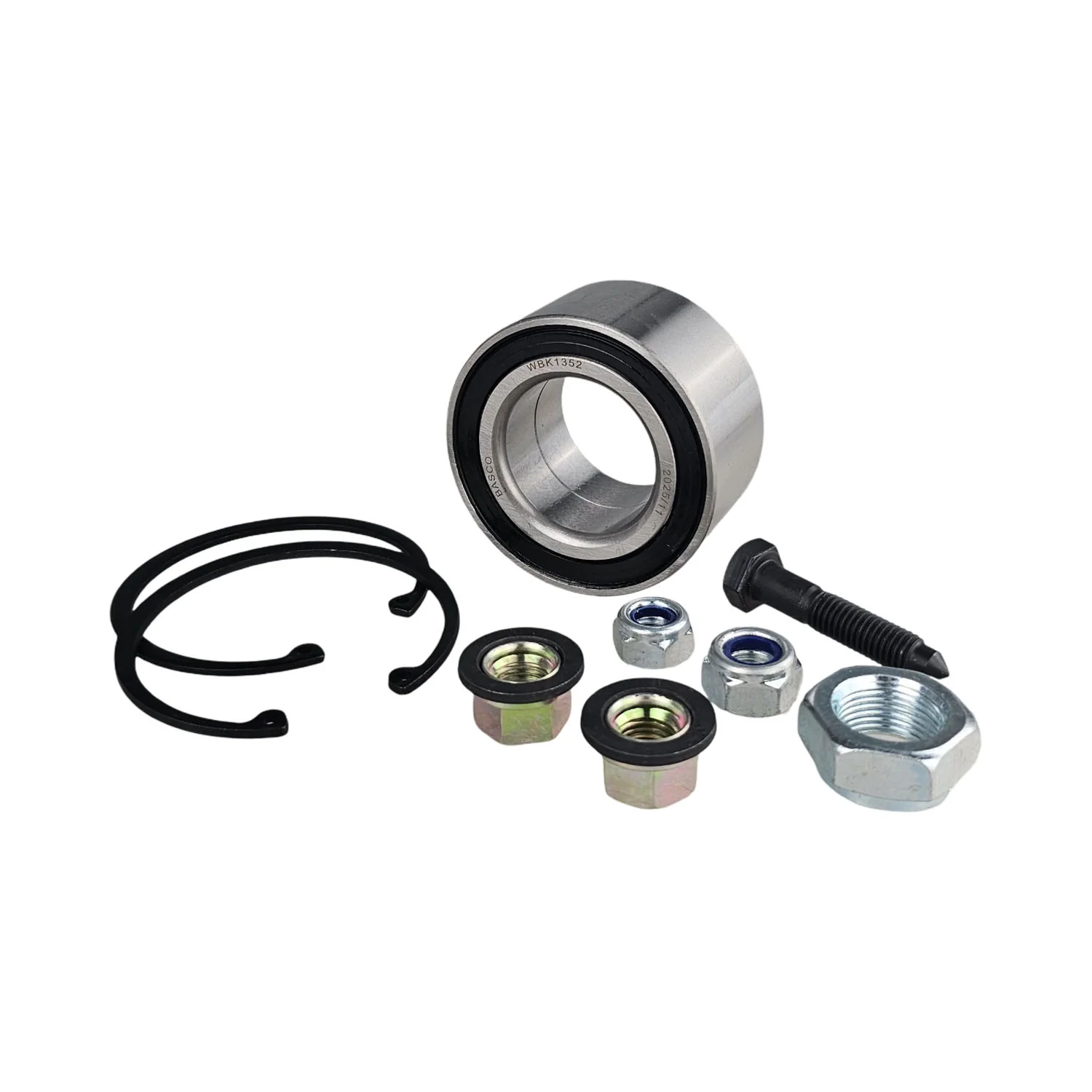 Front Wheel Bearing Kit for Volkswagen Golf MK2 MK3 MK4 1E, Passat B3 B4, Polo 6N, Vento Type 3, Seat Cordoba, Ibiza, Toledo